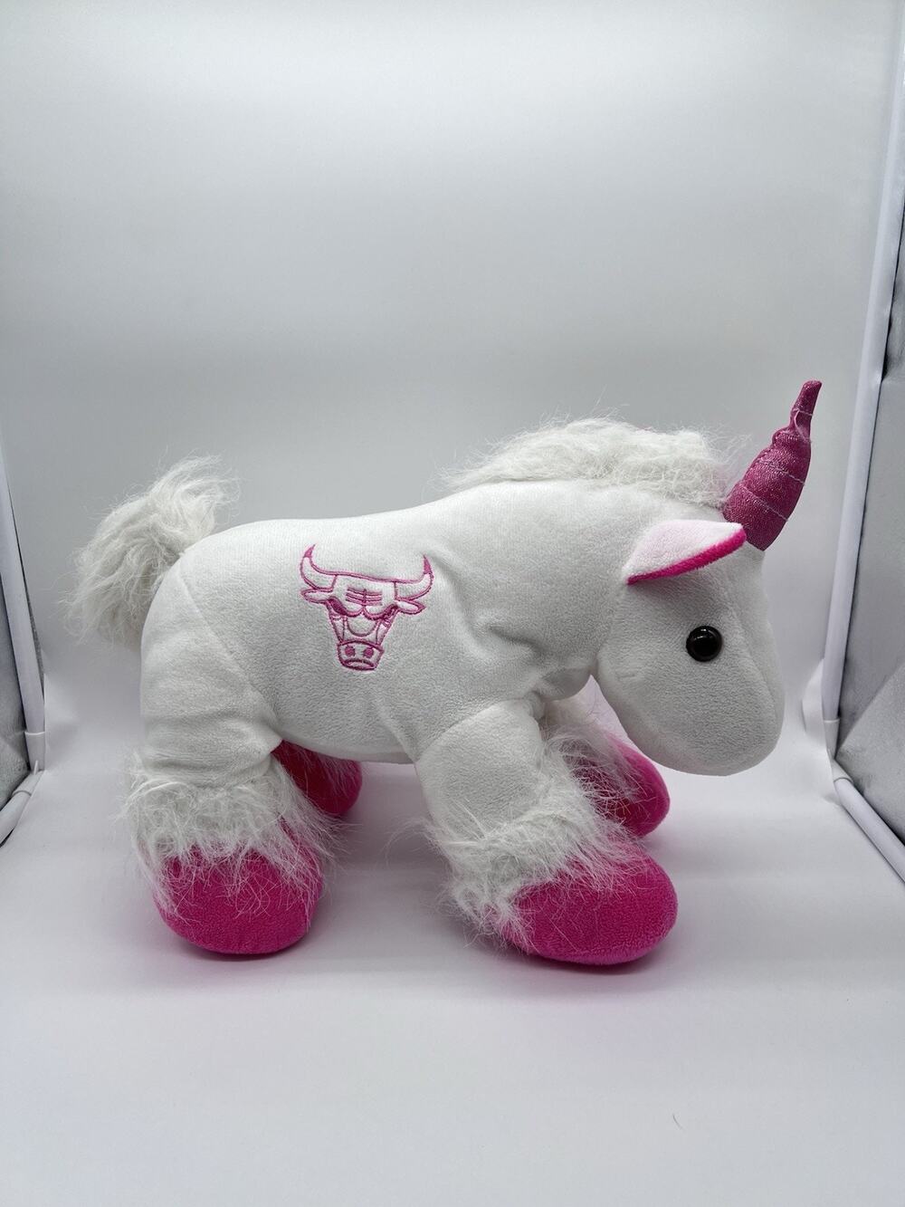 Forever Collectibles Foco Chicago Bulls Unicorn Plush Stuffed Animal Toy